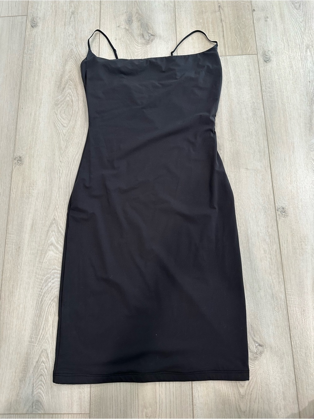 SKIMS Black Soft Lounge Slip Maxi Dress Size 4X